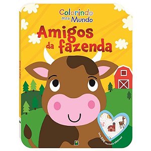 Livro Colorindo Meu Mundo: Amigos da Fazenda
