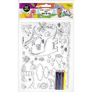 Livro Livro-pôster para Colorir: Dinossauro