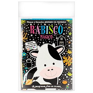 Livro Rabisco Mágico: Animais da Fazenda