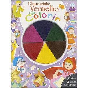 Livro Dedinhos em Ação! Chapeuzinho Vermelho para Colorir