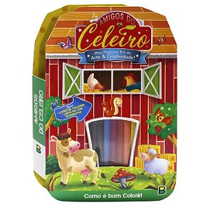 Livro Meu Pequeno Kit de Arte & Criatividade! Amigos do C...
