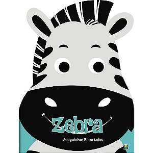 Livro Amiguinhos Recortados II: Zebra