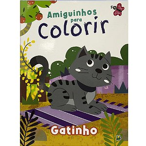 Livro Amiguinhos para Colorir: Gatinho