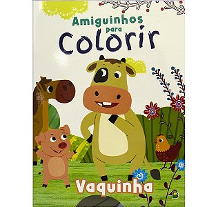 Livro Amiguinhos para Colorir: Vaquinha