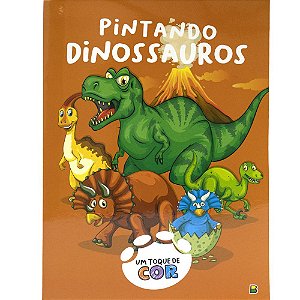 Livro Um toque de cor! Dinossauros