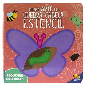 Livro Minha Arte em Quebra-Cabeça Estêncil: Pequenas Cria...