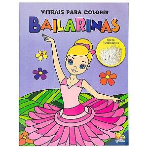 Livro Vitrais para colorir - Bailarinas