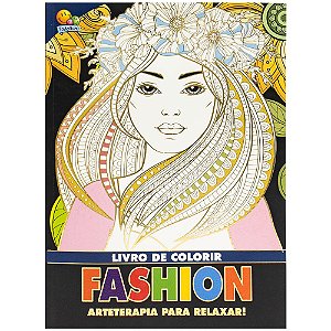 Livro Arteterapia para relaxar! Fashion