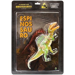 Livro O mundo dos dinossauros - Leia & Brinque - Espinoss...