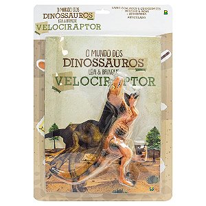 Livro O mundo dos dinossauros - Leia & brinque - Velocira...