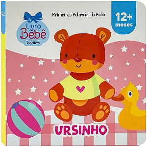 Livro Primeiras Palavras do Bebê: Rosa