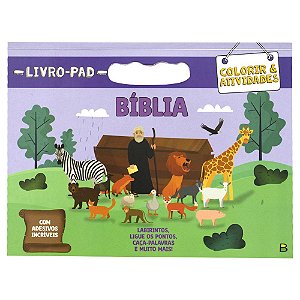 Livro Livro-Pad Colorir & Atividades: Bíblia