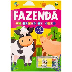 Livro Um mundo de cor! Fazenda