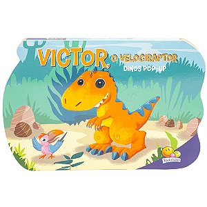 Livro Dinos Pop-up: Victor, o Velociraptor