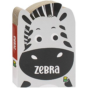 Livro Meus Amiguinhos - Um livrinho recortado: Zebra