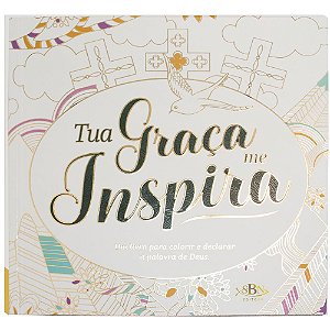 Livro Livro para colorir - Tua graça me inspira