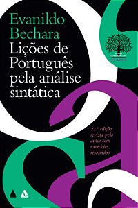 Livro Lições De Português Pela Análise Sintática