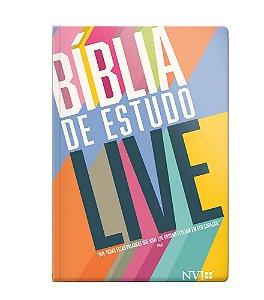 Livro Bíblia de estudo Live - NVI - Tone: Descobrindo o m...