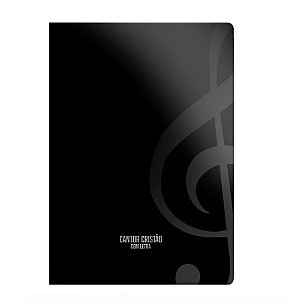 Livro Cantor Cristão Grande Com Letra - Preto