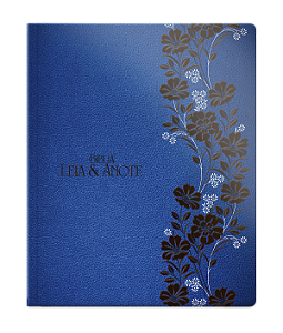 Livro Bíblia Nvt Leia E Anote - Azul
