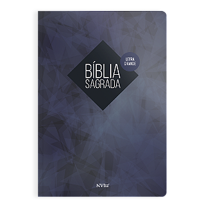 Livro Bíblia Nvi - Letra Grande - Celeste - Bíblia Evangelize