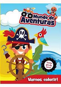 Livro Vamos colorir - Mundo de aventuras
