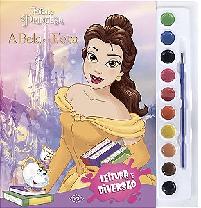 Livro Disney - Aquarela - A Bela e a Fera