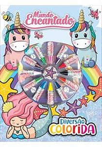 Livro Cores - Unicórnios e sereias