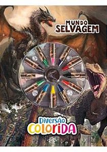 Livro Cores - Dinossauros e dragões