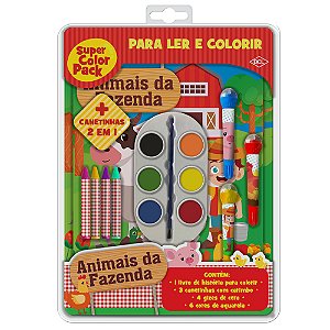 Livro Super color pack - Animais fazenda