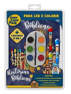 Livro Super color pack - Histórias Bíblicas