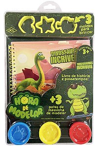 Livro Hora De Modelar - Dinossauros