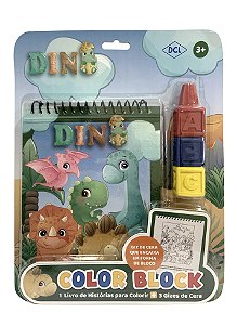 Livro Color Block - Dinossauros