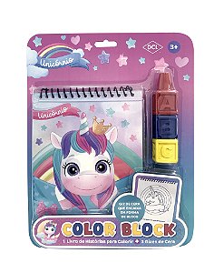 Livro Color Block - Unicórnio