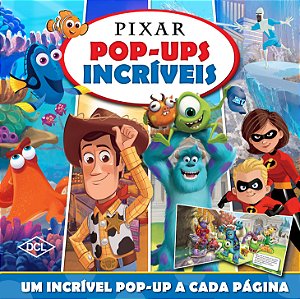 Livro Disney - Pop Up - Capa Almofadada - Pixar