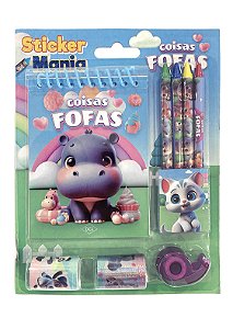 Livro Sticker Mania - Coisas Fofas