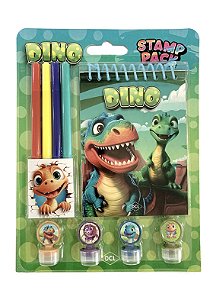 Livro Stamp Pack - Dinossauros