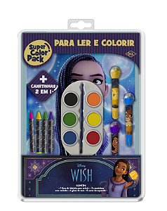 Livro Disney - Super Color Pack - Wish