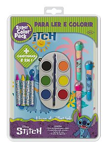 Livro Disney - Super Color Pack - Stitch