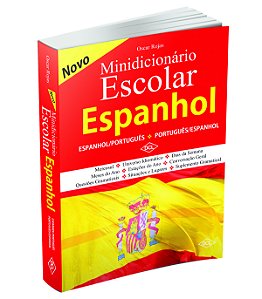 Livro Minidicionário Escolar De Espanhol - Novo