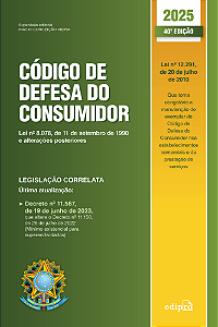 Livro Código De Defesa Do Consumidor 2025 - 40ª Edição At...