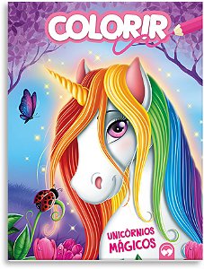 Livro Unicórnios mágicos: explosão de cores