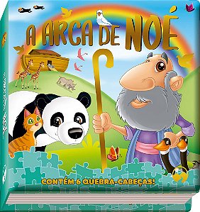 Livro A arca de noé: almofadado