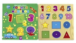 Livro Brincando com formas e números: peças para encaixar