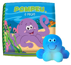 Livro Pompeu, o Polvo: tá na hora do banho