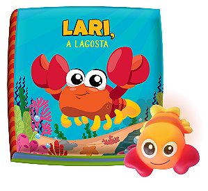Livro Lari, a Lagosta: tá na hora do banho