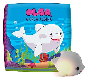 Livro Olga, a Orca Albina: tá na hora do banho