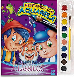 Livro Os mais belos clássicos: pintando com aquarela