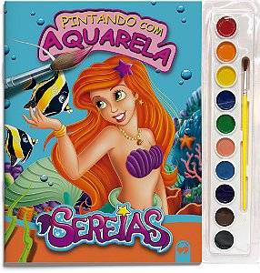 Livro Sereias: pintando com aquarela