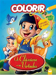 Livro Os clássicos e as virtudes: explosão de cores